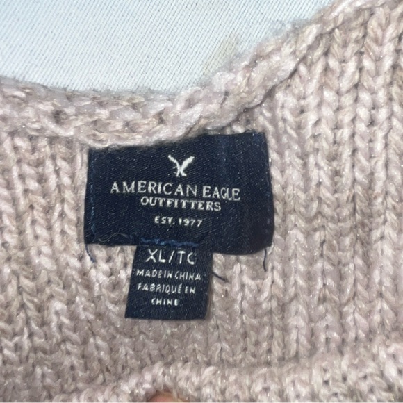 American Eagle Wide Neck Pullover Knit Sweater Size XL - Picture 2 of 5